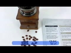 रंगीन मुद्रण चाय के लिए ज़िपर के साथ खड़े कॉफी पैकेजिंग बैग कॉफी बीन्स