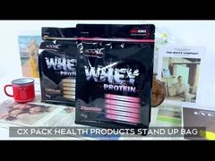 ग्रेव्री प्रिंटिंग स्टैंड अप बैरियर बैग्स हेल्थ प्रोडक्ट्स के लिए लेमिनेटेड ज़िप