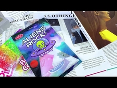 180 माइक्रोन स्नैक्स पैकेजिंग बैग कस्टम प्लास्टिक स्टैंड अप बैग के लिए