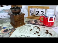 कस्टम पोर्टेबल हैंगिंग ईयर ड्रिप कॉफी बैग सिंगल सर्ज डिस्पोजेबल ड्रिप कॉफी फिल्टर बैग फॉर ट्रैव