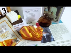 कस्टम हीट सीलिंग डेसर्ट बिस्किट ब्रेड बैग एलडीपीई प्लास्टिक ब्रेड पैकेजिंग बैग