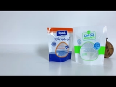 नमी प्रतिरोधी खिड़की के साथ खड़े प्लास्टिक पैकेजिंग बैग स्नैक के लिए सूखे खाद्य अखरोट कस्टम लोगो