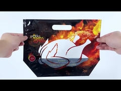 कस्टम मुद्रित आकार माइक्रोवेव इस्तेमाल भुना हुआ चिकन पैकेजिंग बैग ज़िपर के साथ प्लास्टिक चिकन बैग