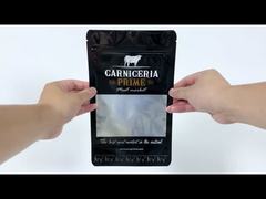 कस्टम नमी प्रतिरोधी प्लास्टिक ज़िपर पैकेजिंग बैग खाद्य पैकेजिंग बैग मांस पैकिंग बैग