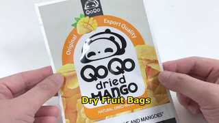 नट्स और ड्राई फ्रूट के लिए कस्टम प्लास्टिक पैकेजिंग बैग