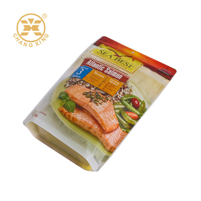 Custom Printed Laminated Heat Sealed Stand Up Bag Food Packaging Bag For Chicken Meat