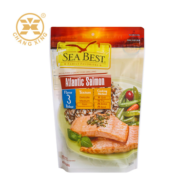 Custom Printed Laminated Heat Sealed Stand Up Bag Food Packaging Bag For Chicken Meat
