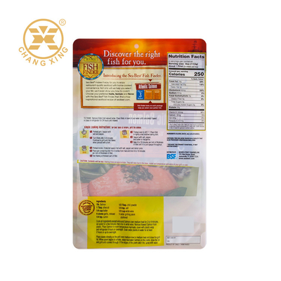 Custom Printed Laminated Heat Sealed Stand Up Bag Food Packaging Bag For Chicken Meat