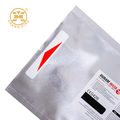 Bopp Resealable Aluminum Film Packaging Bag Clothing Zipper Zip Lock Bags Pouches With Logo For Apparel Mask