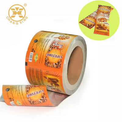 PET/Al/PE Honey Packaging Laminate Poly Film Aluminium Foil Plastic Film Honey Sachet Roll Film