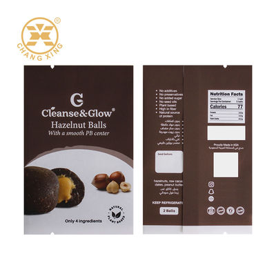 Custom Dried Food Pouch Coffee Bean Tea Bag Lemon Ball Packaging Bag Nuts Packing Bag