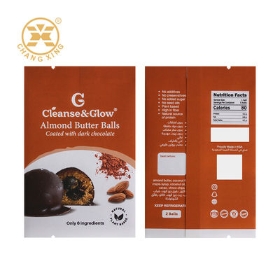 Custom Dried Food Pouch Coffee Bean Tea Bag Lemon Ball Packaging Bag Nuts Packing Bag