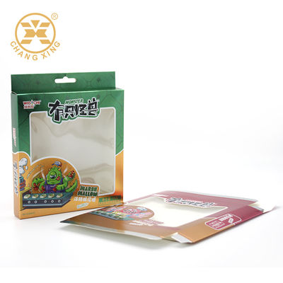 Customized Clear Window Cookie Packaging Box with CMYK+PMS Printing for Bakery and Food