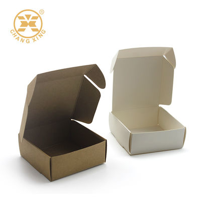 Foldable Rectangle Shape Food Grade Kraft Candy Box for Mini Snack Packaging