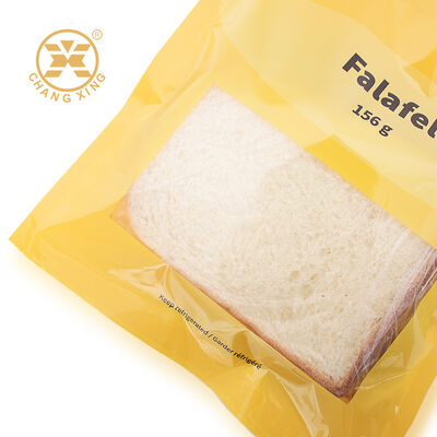 Sanitary and Tasteless Isolation Bakery Bread Packaging Bag with Resealable Zipper and Individual Separate Packaging