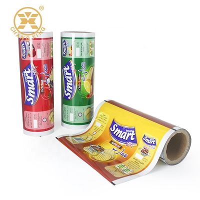 1kg Protein Bars Chocolate Packing Bag Laminated PET AL PE 3in Polyethylene Film Roll ODM
