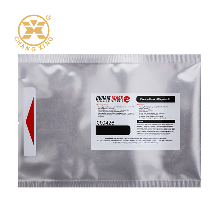 Bopp Resealable Aluminum Film Packaging Bag Clothing Zipper Zip Lock Bags Pouches With Logo For Apparel Mask