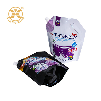 2kg पोर्टेबल वाशिंग डिटर्जेंट स्पूट पाउच प्लास्टिक तरल डालना स्पूट Doypack पैकेजिंग पाउच