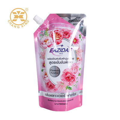 पोर्टेबल स्टैंड अप डिटर्जेंट पैकेजिंग पाउच