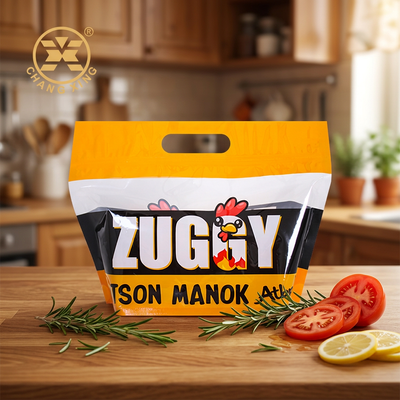 थोक कस्टम मुद्रित चिकन बैग lechon manok पैकेजिंग आपूर्तिकर्ताओं OEM भुना हुआ चिकन पैकेजिंग के लिए प्लास्टिक बैग