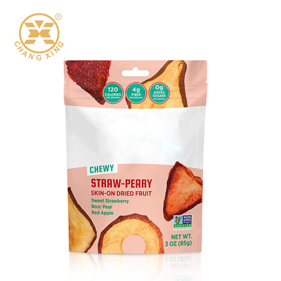 MPET Resealable मैट ड्राई फ्रूट पैकेजिंग बैग 750g कम्पोस्टेबल स्टैंड अप पाउच